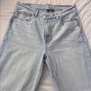 Crossover Light Blue Denim Jeans short length
